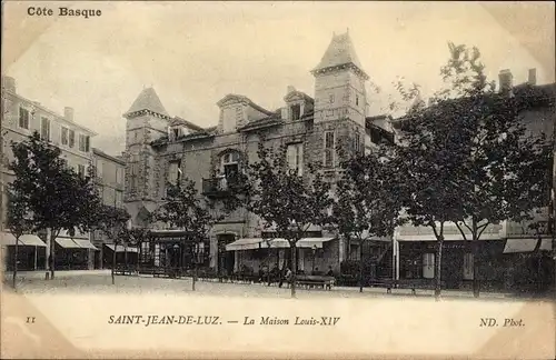 Ak Saint Jean de Luz Pyrénées Atlantiques, Maison Louis-XIV