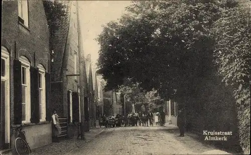 Ak Almkerk Nordbrabant Niederlande, Kruisstraat