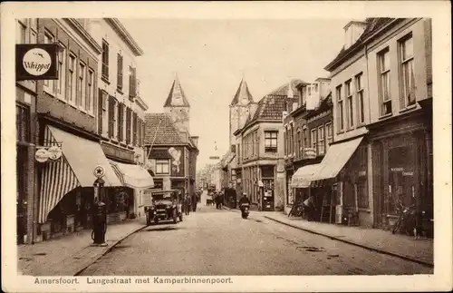 Ak Amersfoort Utrecht Niederlande, Langestraat, Kamperbinnenpoort