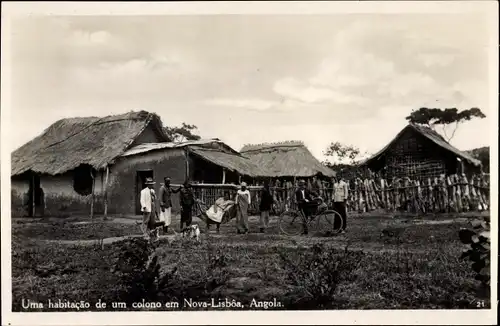 Ak Huambo Angola, Uma habitacao de a colono