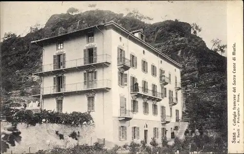 Ak Susa Suse Piemonte Italien, Collegio francese del Sacro Cuore di Maria