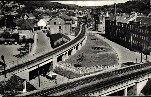 Ak Vejle Dänemark, Hojbanen, Teilansicht, Gleise der Hochbahn