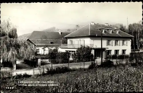 Ak Salzburg in Österreich, Landhaus Hotel, Spittal Millstättersee