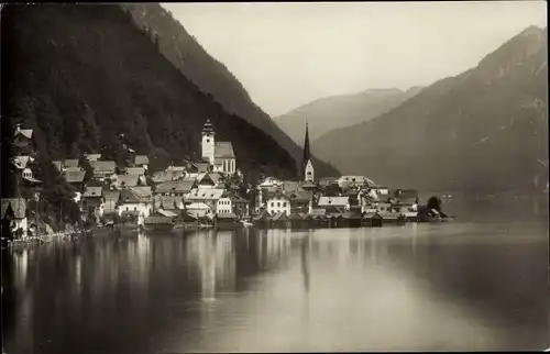 Ak Hallstatt im Salzkammergut Oberösterreich, Panorama