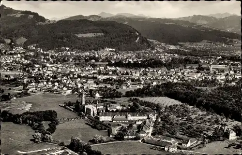 Ak Mehrerau Vorarlberg Österreich, Gesamtansicht, Kloster