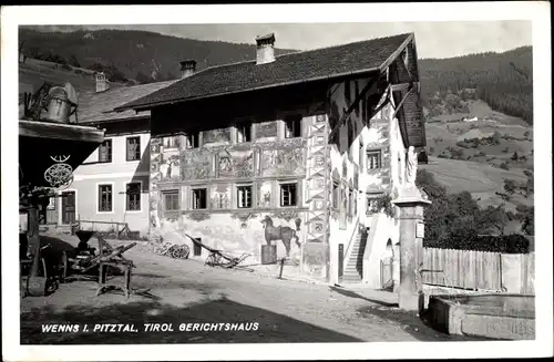 Ak Wenns in Tirol, Gerichtshaus