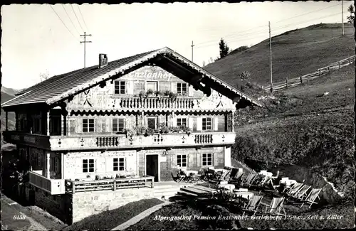 Ak Zell am Ziller in Tirol, Gasthof Pension Enzianhof