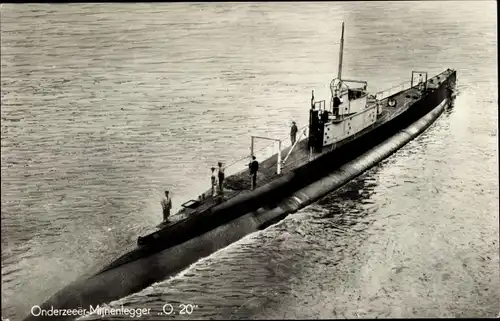 Ak Niederländisches U Boot, O 20, Minenleger