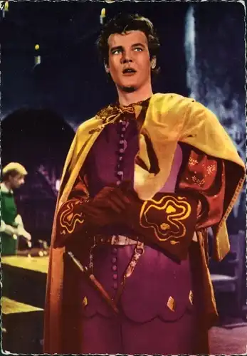 Ak Schauspieler Roger Moore, Portrait, Film Ivanhoe