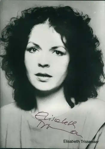 Ak Schauspielerin Elisabeth Trissenaar, Portrait, Autogramm