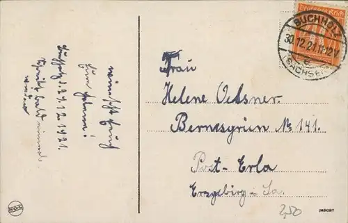 Ak Glückwunsch Neujahr, Kinder, Briefkasten, Kleeblätter