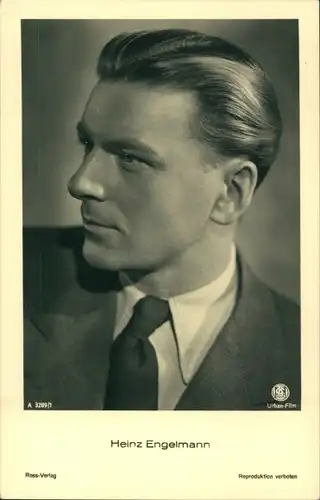 Ak Schauspieler Heinz Engelmann, Portrait