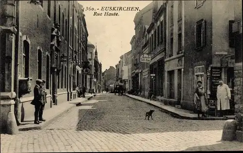 Ak Euskirchen Nordrhein Westfalen, Rue Haute