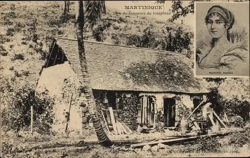 Ak Martinique, Geburtsort von Josephine, Kaiserin Josephine