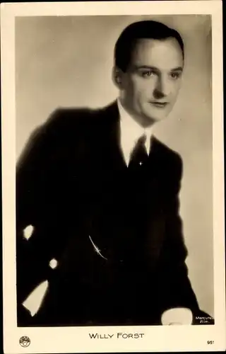 Ak Schauspieler Willi Forst, Portrait