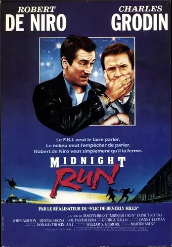 Ak Schauspieler Robert De Niro, Schauspieler Charles Grodin, Midnight Run