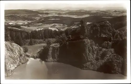 Ak Dohrenbach Witzenhausen in Hessen, Blick vom Forsthaus am Roten See