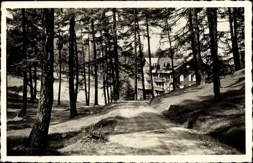 Ak Kanton Wallis, Col des Planches sur Martigny, Hotel du Velan
