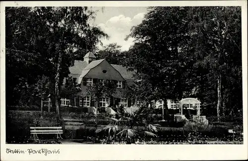 Ak Szczecin Stettin Pommern, Parkhaus