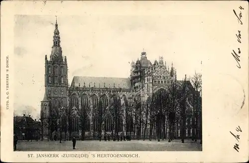 Ak 's Hertogenbosch Nordbrabant Niederlande, St. Janskerk (Zuidzijde)