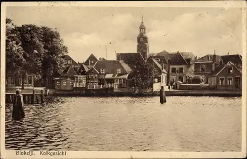 Ak Blokzijl Overijssel Niederlande, Kolkgezicht