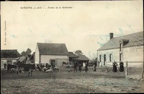 Ak Saint Viatre Loir et Cher, Ferme de la Robinière