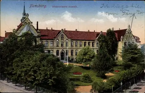 Ak Flensburg in Schleswig Holstein, Diakonissen-Anstalt