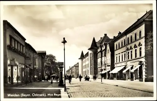 Ak Weiden in der Oberpfalz, Max Reger Straße