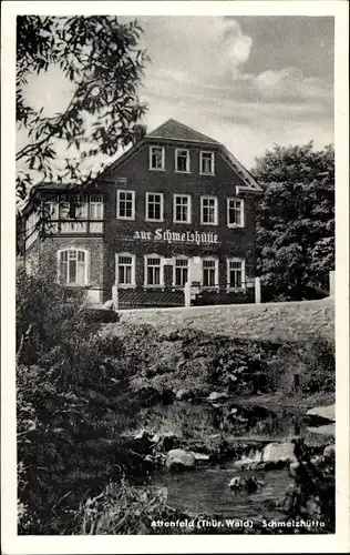 Ak Altenfeld Großbreitenbach in Thüringen, Gasthaus zur schmelzhütte