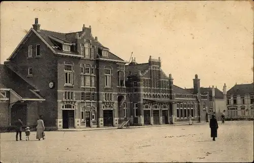 Ak Zandvoort Nordholland Niederlande, Bahnhof