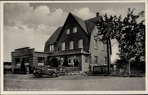Ak Mehle Elze in Niedersachsen, Gasthaus Zum Bahnhof