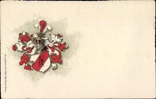 Studentika Ak Regensburg an der Donau Oberpfalz, Verbindungswappen