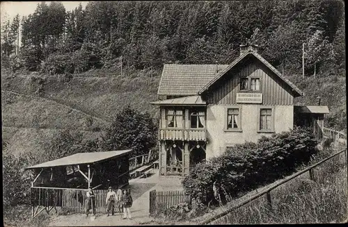 Ak Sainte Marie aux Mines Markirch Elsass Haut Rhin, Forsthaus Pflanzschule