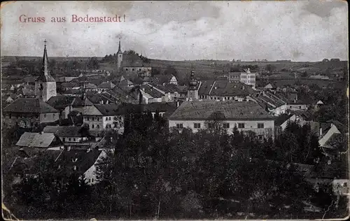 Ak Potštát Bodenstadt Region Olmütz, Gesamtansicht