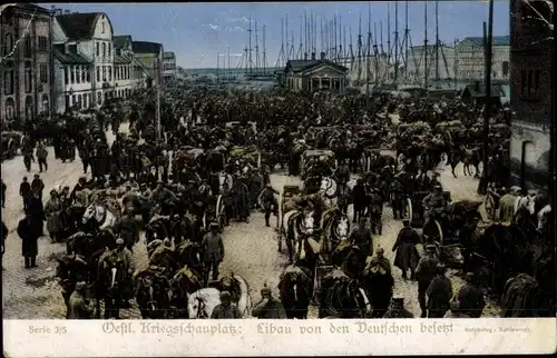 Ak Liepaja Libau Lettland, Besatzung, deutsche Soldaten