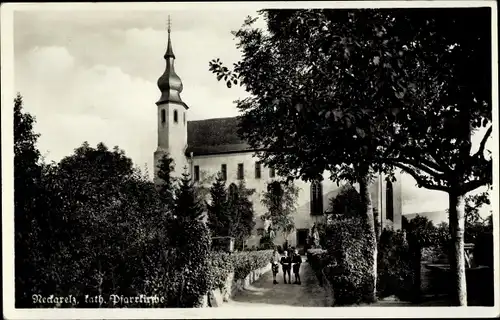 Ak Neckarelz Mosbach am Odenwald, Katholische Pfarrkirche