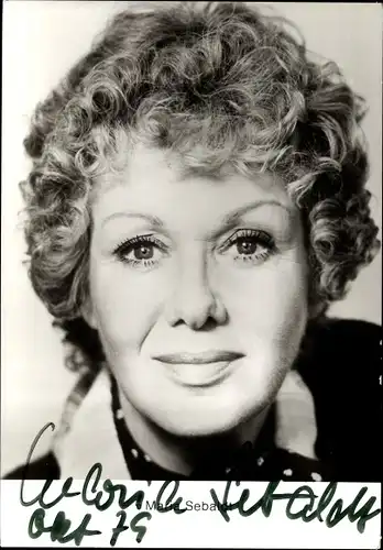 Ak Schauspielerin Maria Sebaldt, Portrait, Autogramm