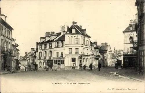 Ak Clermont Oise, Place Saint-Andre