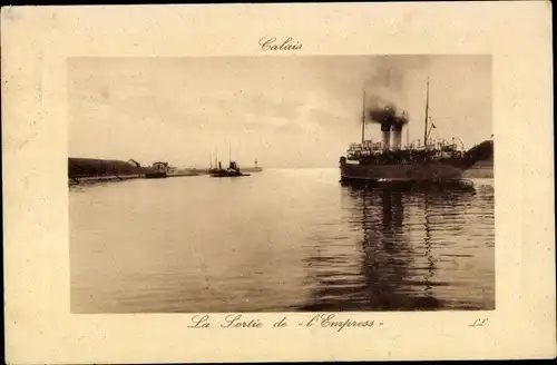 Ak Pas de Calais, Der Abgang der Kaiserin