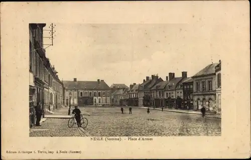 Ak Neslé Somme, Place d'Armes