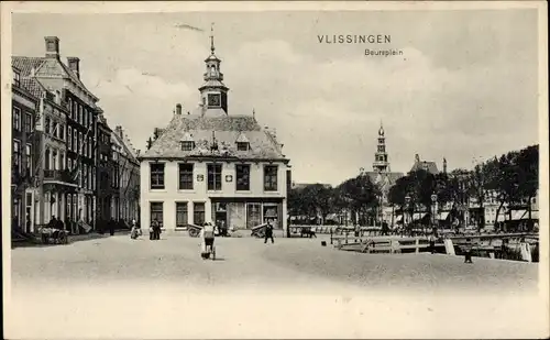 Ak Vlissingen Zeeland Niederlande, Beursplein