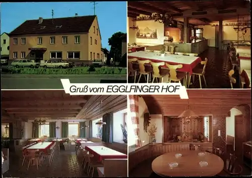 Ak Egglfing am Inn Bad Füssing in Niederbayern, Gaststätte-Pension Egglfinger Hof