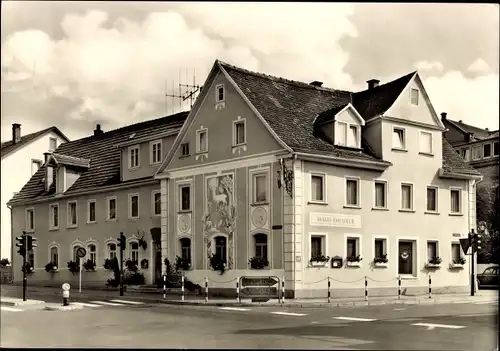 Ak Bad Mergentheim in Tauberfranken, Weinstube, Hotel Gardi