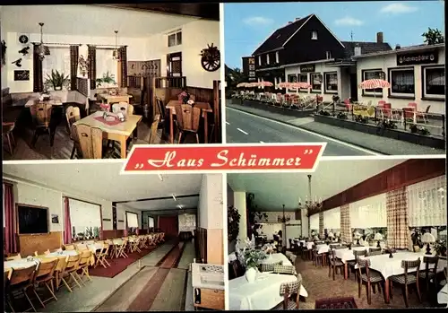 Ak Odenthal Rheinisch Bergischer Kreis, Cafe Restaurant Haus Schümmer, Inneres