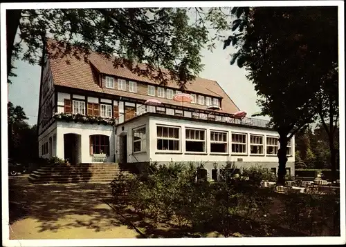 Ak Bad Salzuflen im Kreis Lippe, Waldhotel und Gartenrestaurant Forsthaus, Hermann Dreimann