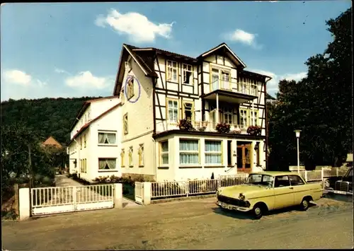 Ak Bad Lauterberg im Harz, Sanatorium Feldmann-Gräfe, Auto