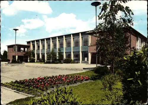 Ak Homberg am Rhein Duisburg im Ruhrgebiet, Glückauf-Halle