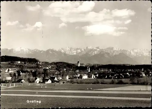 Ak Grafing bei München Oberbayern, Gesamtansicht