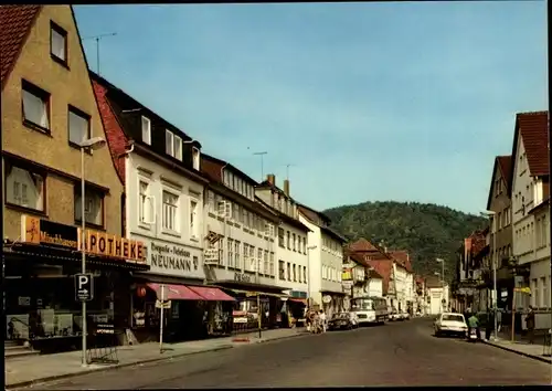 Ak Bodenwerder an der Weser, Große Straße, Apotheke