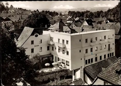 Ak Wirsberg im Fichtelgebirge, Hotel Post